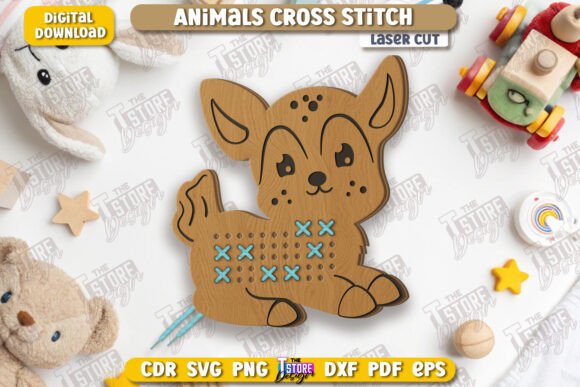 A Deer for Your Sweatshirt: Cross Stitch Laser Design Review