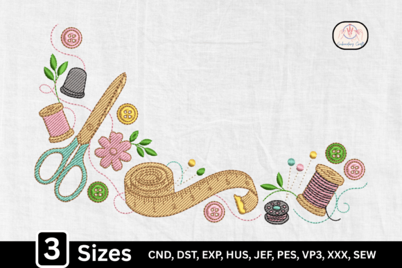 A Designer's Look at the Sewing Corner Sewing Tools Embroidery Design