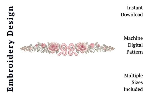 A Designer's Review: Floral Bow Border for Personalized Gifts