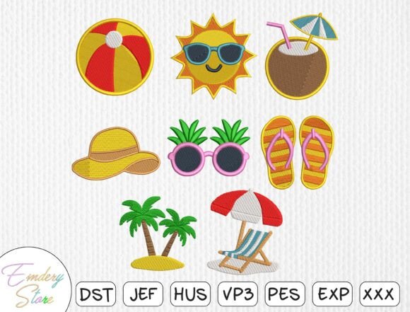 A Designer's Review of the Summer Beach Fun Patches Set
