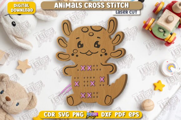 A Designer's Take: The Montessori Cross-Stitch Animals