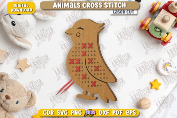 A Designer’s Review of the Cross Stitch Bird Laser Cut Montessori