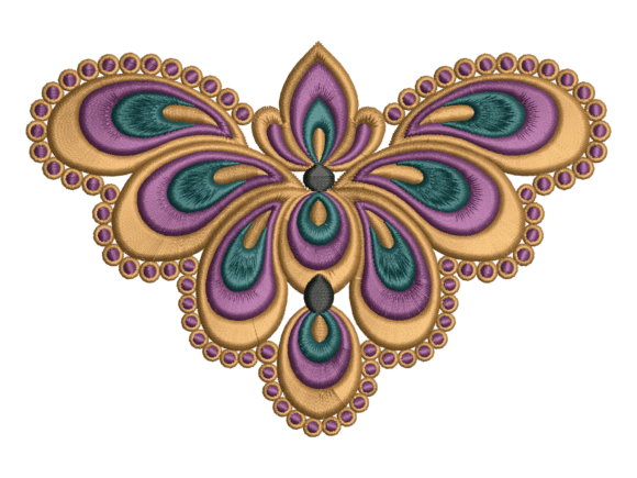 A Masterpiece for Personalized Gifts: The Ornamental Damask Butterfly