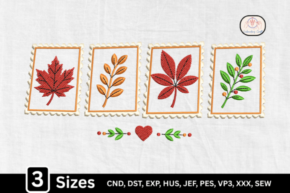 A Professional Designer's Review of the Autumn Botanical Fall Leaf Embroidery Design
