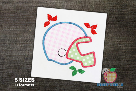 A Professional Review: Football Helmet Applique for Boutique Apparel