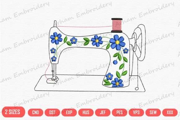 A Vintage Sewing Machine Design for Seasonal Stitching Success
