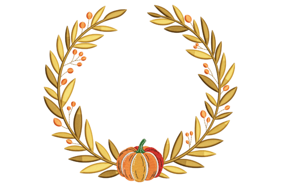 Autumn Pumpkin Wreath: An Embroidery Designer's Review