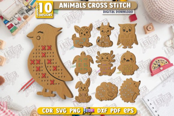 Cross Stitch Animals Laser Cut Bundle: A Designer's Review