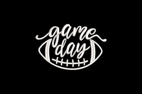 Game Day Football: A Versatile Embroidery Design for Seasonal Gifts