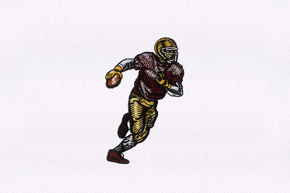 Is the Football Player Embroidery Design Right for Your Shop?