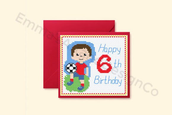 Soccer Birthday Cross Stitch: A Craft Fair Standout