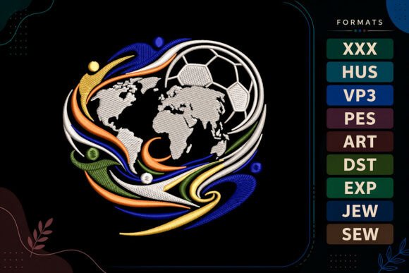 World Soccer Football Cup Embroidery: A Craft Fair Review